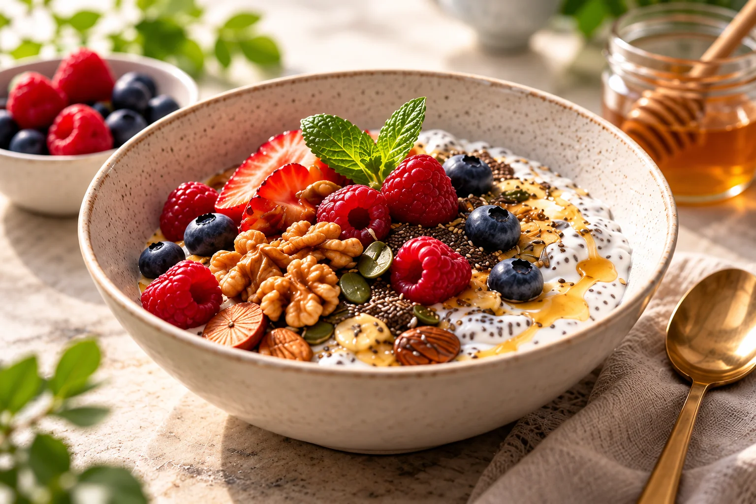 Editorial illustration for High-Fiber Breakfast Ideas for a Healthier Morning